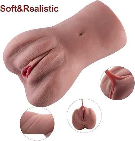 Exotic Delights Realistic 2 in 1 Masturbator - Satyromania male toy Masturbation Sleeves Masturbators 2