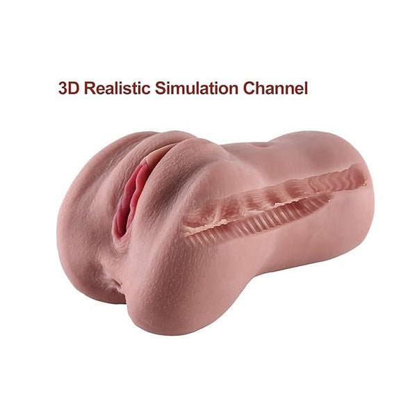 Exotic Delights Realistic 2 in 1 Masturbator - Satyromania male toy Masturbation Sleeves Masturbators 3