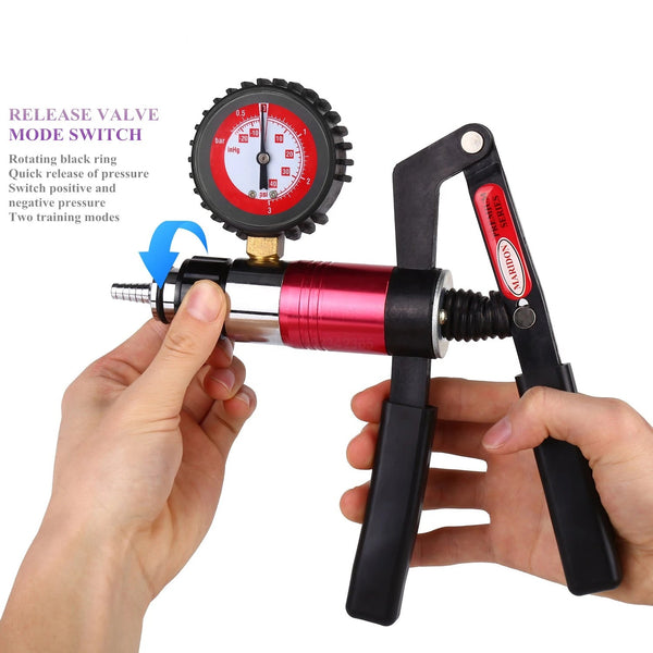 Electric Manual Vacuum Pump Penis Pump/Anal Pump For Adult Negative Pressure Exercise Suction Pressure Gauge Handle Accessory