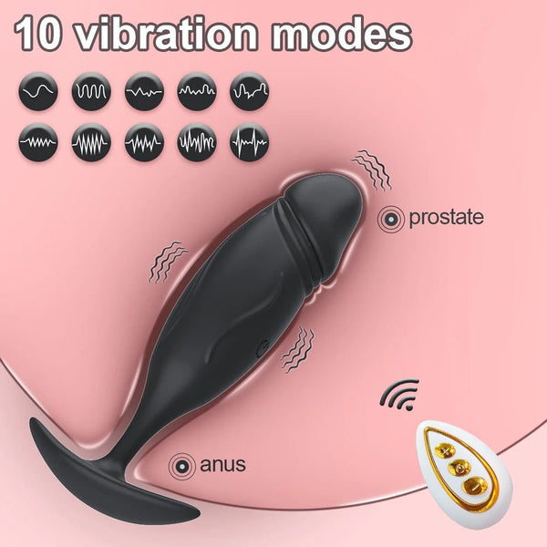 Penis Shaped Vibrating Plug