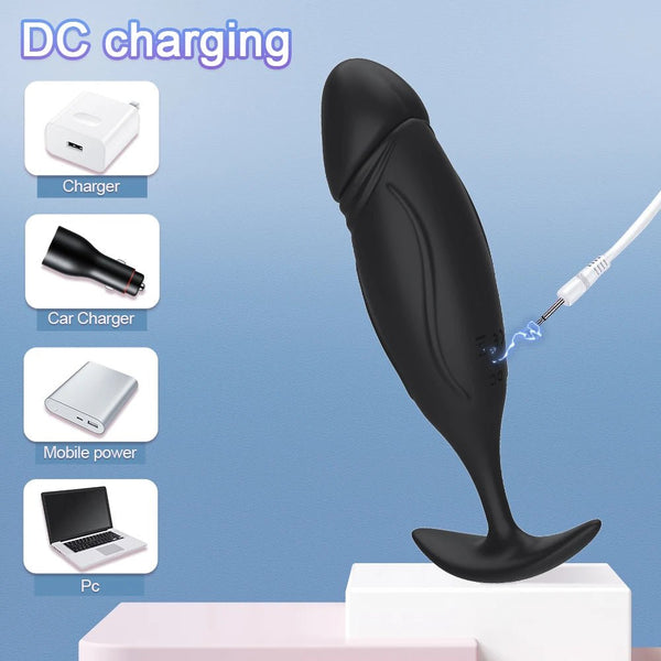 Penis Shaped Vibrating Plug