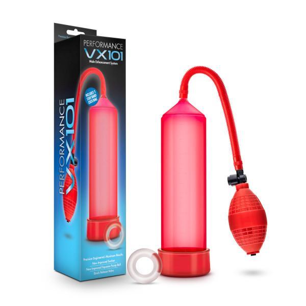 Performance Penis Pump Cock Ring Combo, male enhancement, front view with packaging