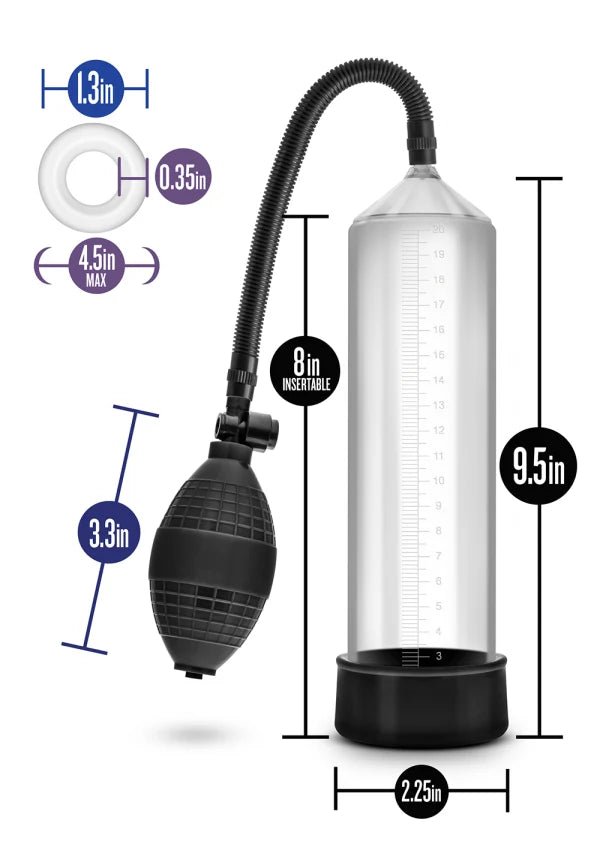 Performance VX101 Male Enhancement Pump Clear - Satyromania 79712321823#1708312734711 before and after penis enlargement