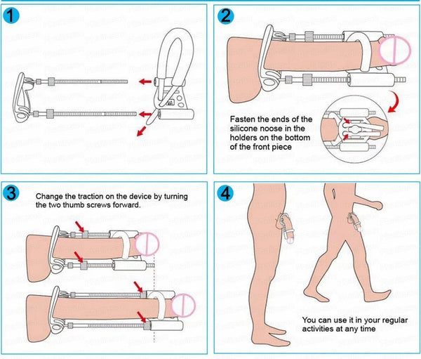 Slide Loaded Penis Extender - Satyromania before and after penis enlargement - best male enhancement -