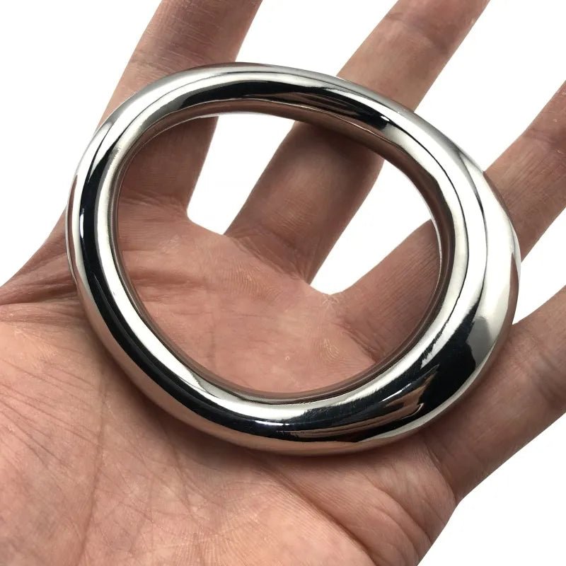 stainless steal cock-rings, male enhancement, hand