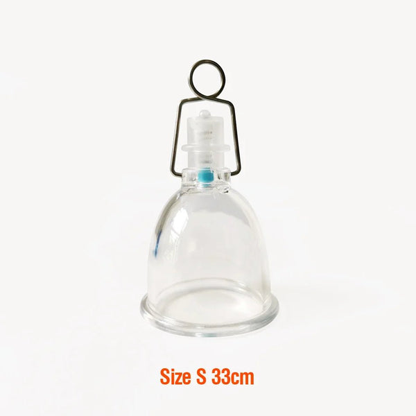 clear cup head size small 33mm, male enhancement, front view