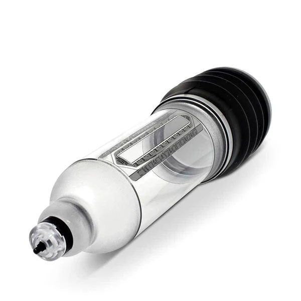 x series water based penis pump, side view, natural male enhancement